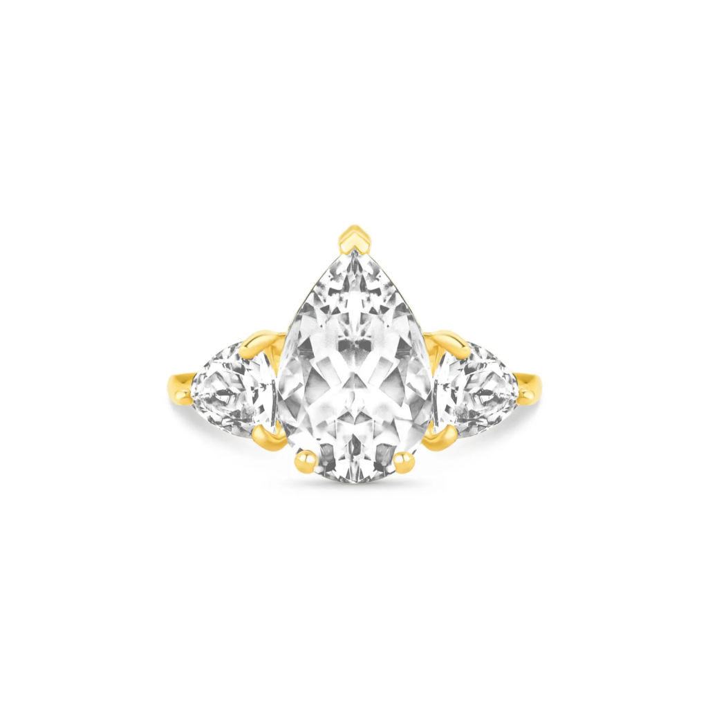 Anel Florence em Ouro Amarelo 18k com Cristais
