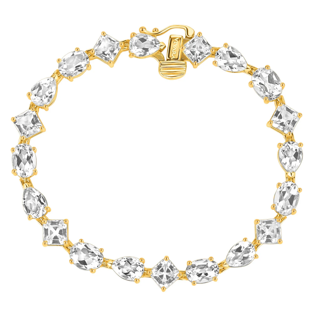 Pulseira Florence em Ouro Amarelo 18k com Cristais